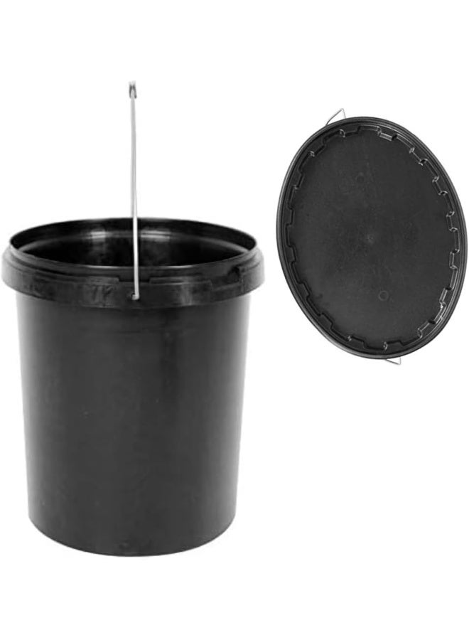 Biella 18L Abs Bucket With Lid And Flexible Metal Handle Ideal For Bricklayers, Gardeners, Hobbyists, And Painters  - Image 2