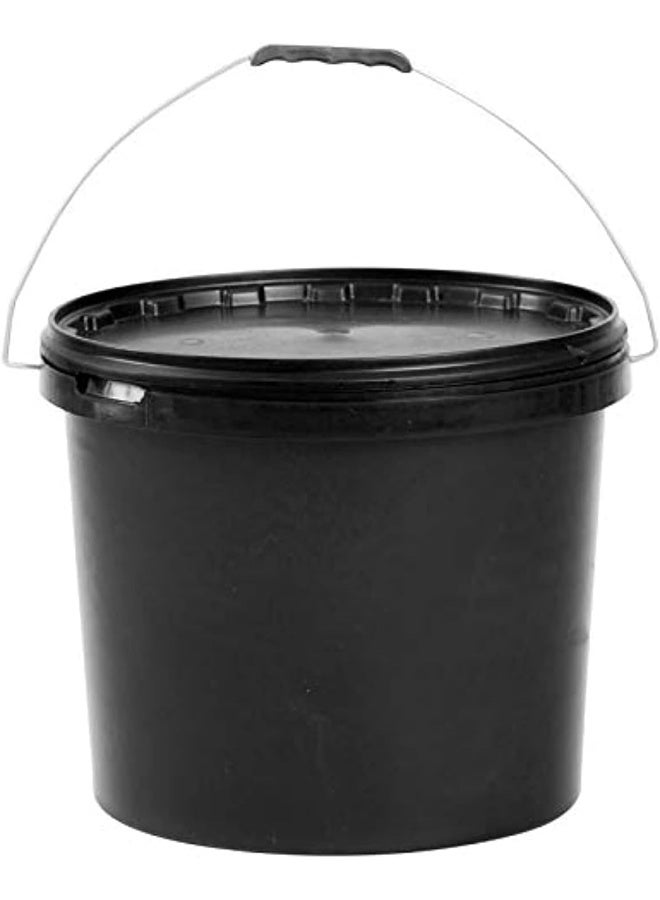 Biella 18L Abs Bucket With Lid And Flexible Metal Handle Ideal For Bricklayers, Gardeners, Hobbyists, And Painters  - Image 1