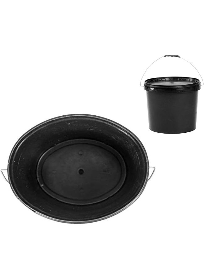 Biella 18L Abs Bucket With Lid And Flexible Metal Handle Ideal For Bricklayers, Gardeners, Hobbyists, And Painters  - Image 4