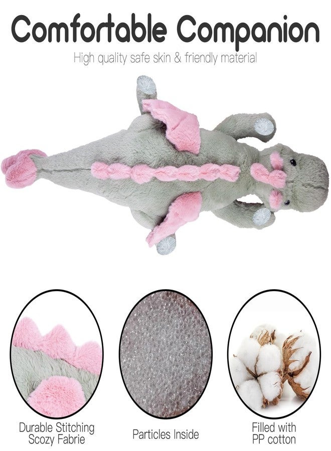 ARELUX Large 36in Cute Dragon Stuffed Animals Plush Toy Soft Matcha Green Pterosaur Plushie Giant Fuzzy Dinosaur Pillow Plushies with Pink Wings Cuddly for Friends Family Member - Image 4
