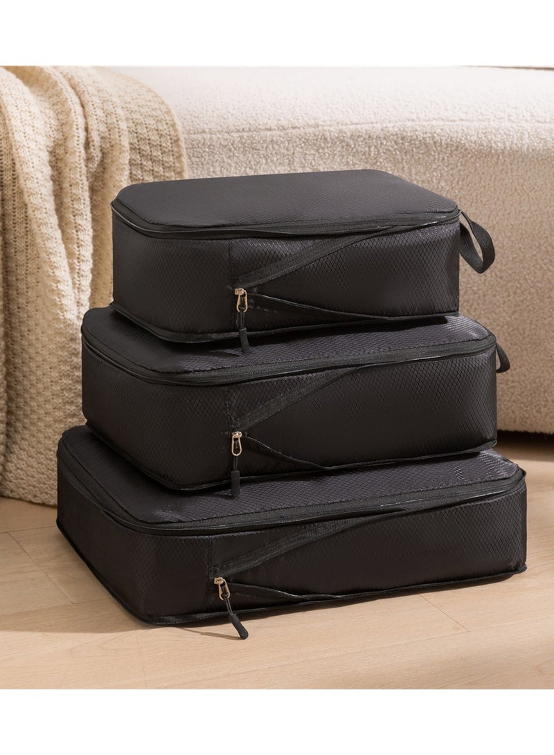 EBMINI Travel Clothing Compression Storage Bag Three Piece Set 