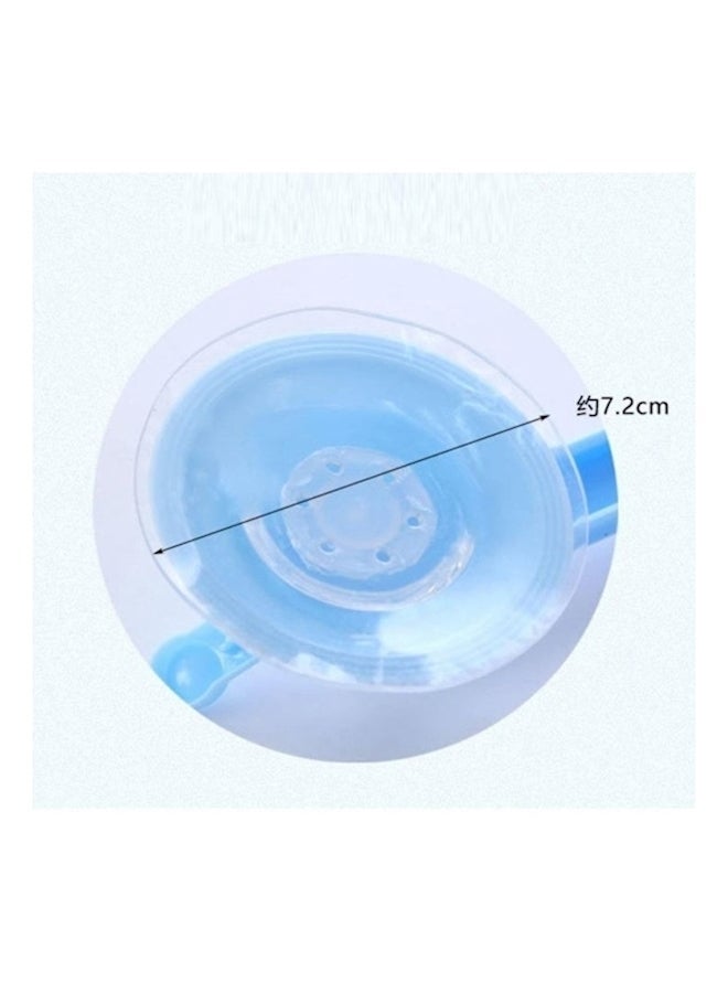 NIBEMINENT Strong Suction Cup Wall Hanging Hook Blue 7.2cm  - Image 2