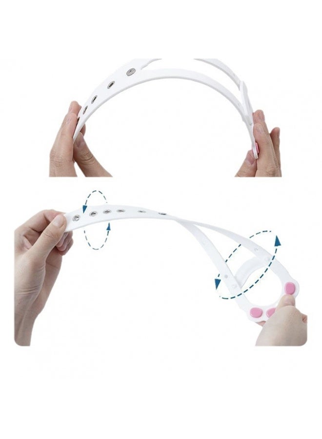 Cat Door Latch, 2 Pcs Flex Latch Cat Door Holder, Cat Door Stopper to Keep Dog Out of Litter Boxes and Food,  No Measuring, Easy to Install - Image 2