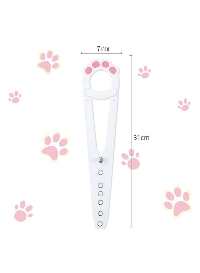 Cat Door Latch, 2 Pcs Flex Latch Cat Door Holder, Cat Door Stopper to Keep Dog Out of Litter Boxes and Food,  No Measuring, Easy to Install - Image 1