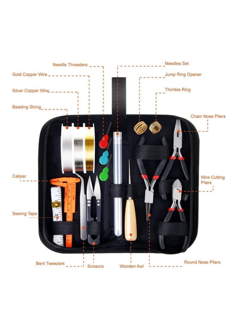 KASTWAVE Jewelry Making Supplies Kit with Jewelry Tools, Jewelry Wires and Jewelry Findings for Jewelry Repair and Beading - Image 2