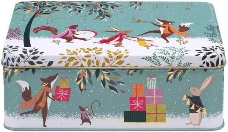 Sara Miller - Woodland Tales Deep Rectangular Tin 195 x 154 x 75mm