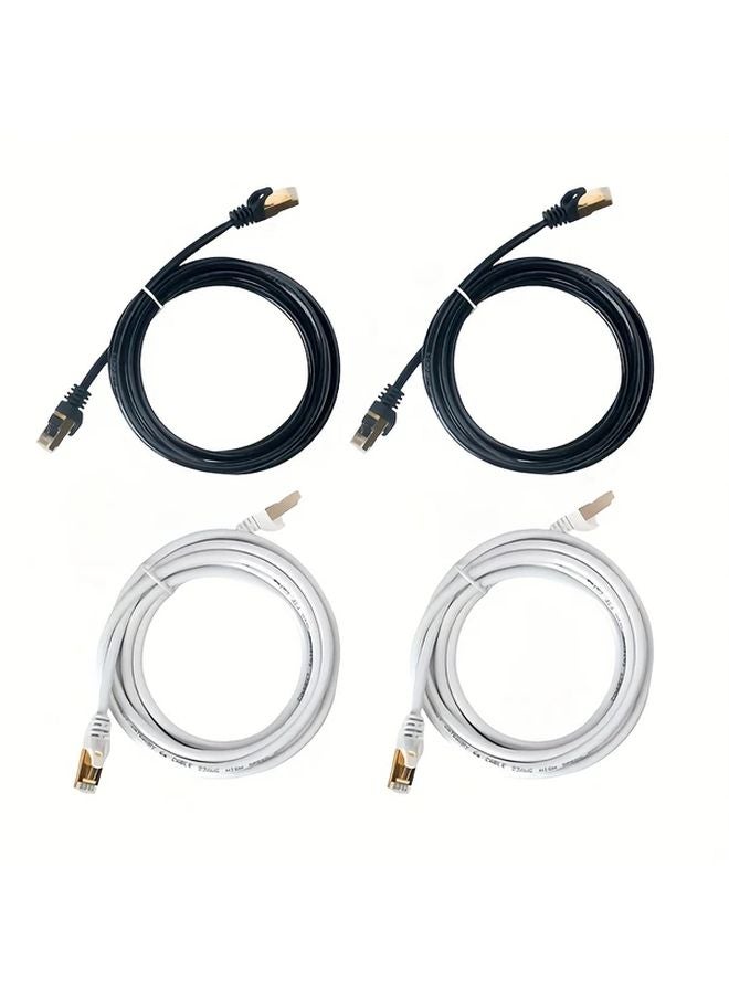 كابل إيثرنت Cat6 4 حزم أبيض 39 37 بوصة سريع السرعة حبل شبكة UTP - Image 1