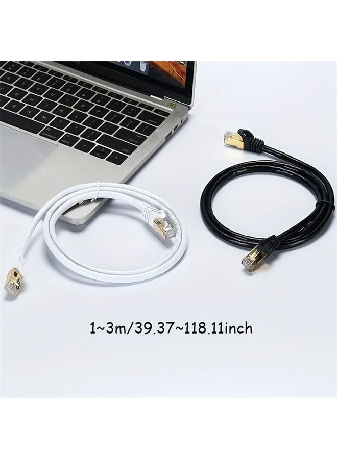 كابل إيثرنت Cat6 4 حزم أبيض 39 37 بوصة سريع السرعة حبل شبكة UTP - Image 2