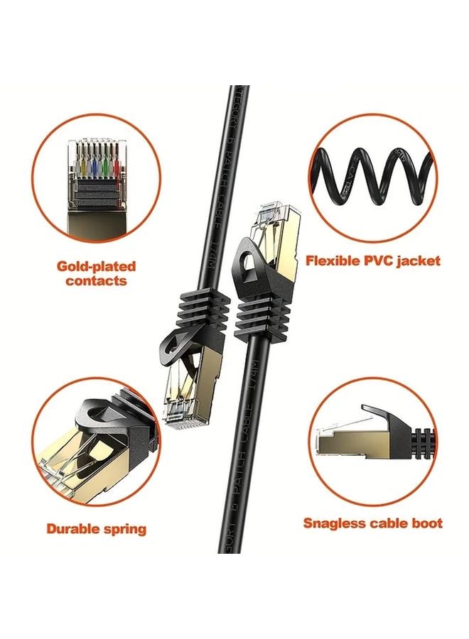 كابل إيثرنت Cat6 4 حزم أبيض 39 37 بوصة سريع السرعة حبل شبكة UTP - Image 4