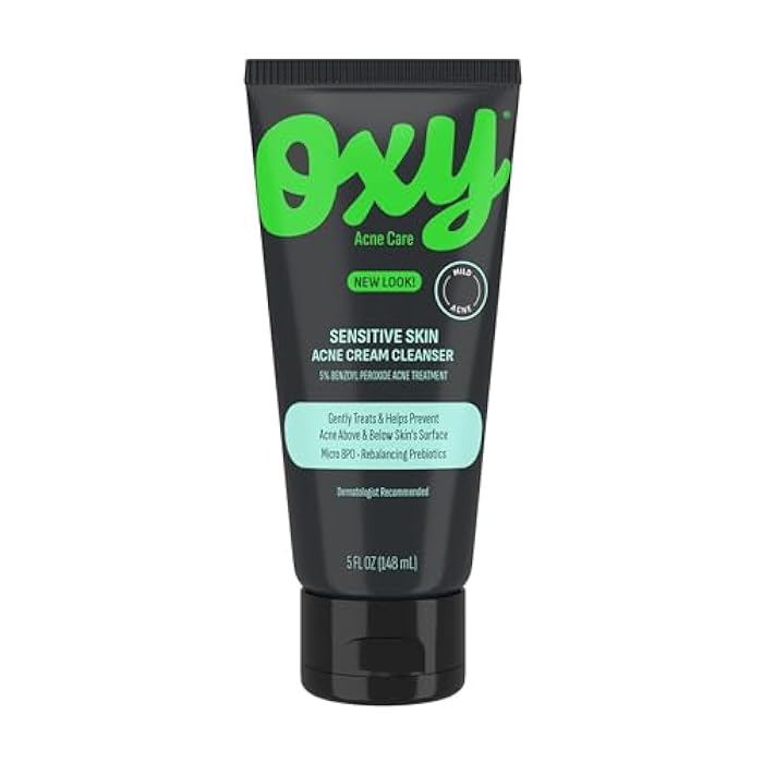 Oxy Sensitive Skin Acne Cream Cleanser - Image 1