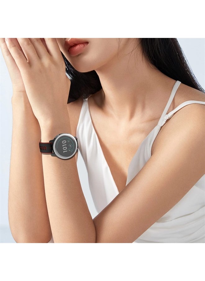 MYSNBKN - Compatible with Garmin Vivoactive 4/Active/Samsung Galaxy Watch 46mm Band, 22mm Silicone Band for Gear S3 Frontier/S3 Classic/Huawei Watch GT2/Ticwatch Pro S2/E2 Smartwatches - Image 1