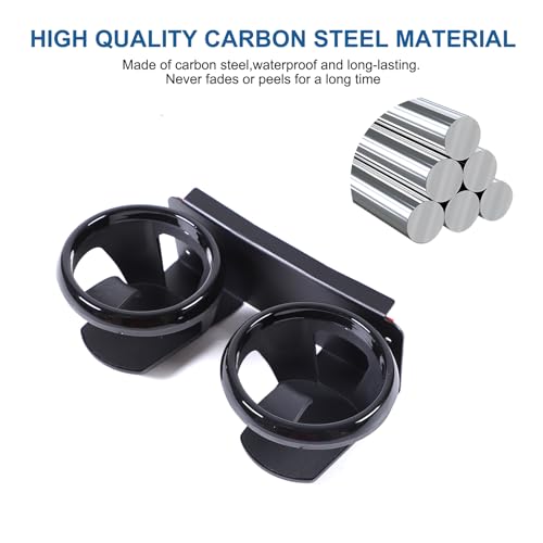 Heutamo Center Armrest Rear Cup Holder Compatible with Toyota Land Cruiser 250 Prado J250 LC250 2024 2025 Accessories, Armrest Rear Air Vent Water Drink Cup Holder - Image 5