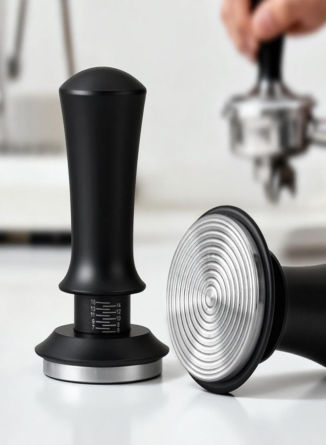 Shoxil 51mm Espresso Tamper Kit - 22 Pcs Barista Tools Set with Espresso Press Tool, Coffee Tamper, Milk Jug, Mat, Stencil & More for Professional Coffee Making - Image 5