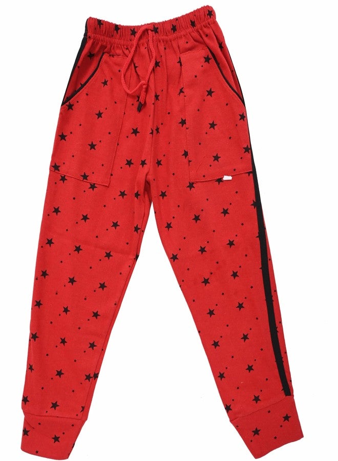 SK WARDROBE Kids Boys & Girls Regular Fit Cotton Track Pants | Joggers | Pajamas & Sleepwear Bottoms & Lowers(Pack of 5) (in, Age, 4 Years, 5 Years, Regular, Standard, Multi Color) - Image 5