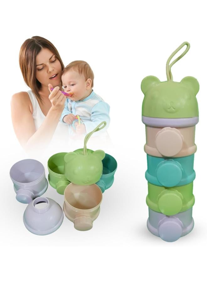 صندوق توزيع مسحوق حليب الأطفال المكون من 4 طبقات - Image 1