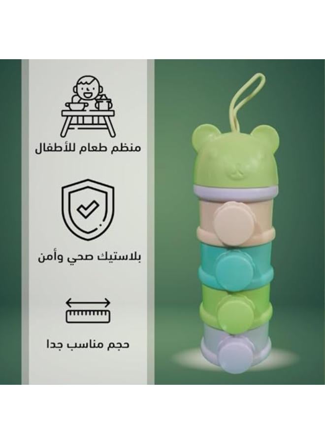 صندوق توزيع مسحوق حليب الأطفال المكون من 4 طبقات - Image 3