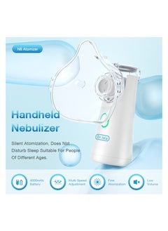 Dr.isla Nebulizador portátil para adultos y niños, inhalador de asma, atomizador de carga USB, Humidificador médico, 1 piezas, batería de 4000mAh, cuidado de la salud  - Image 2
