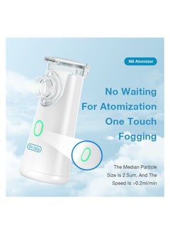 Dr.isla Nebulizador portátil para adultos y niños, inhalador de asma, atomizador de carga USB, Humidificador médico, 1 piezas, batería de 4000mAh, cuidado de la salud  - Image 3
