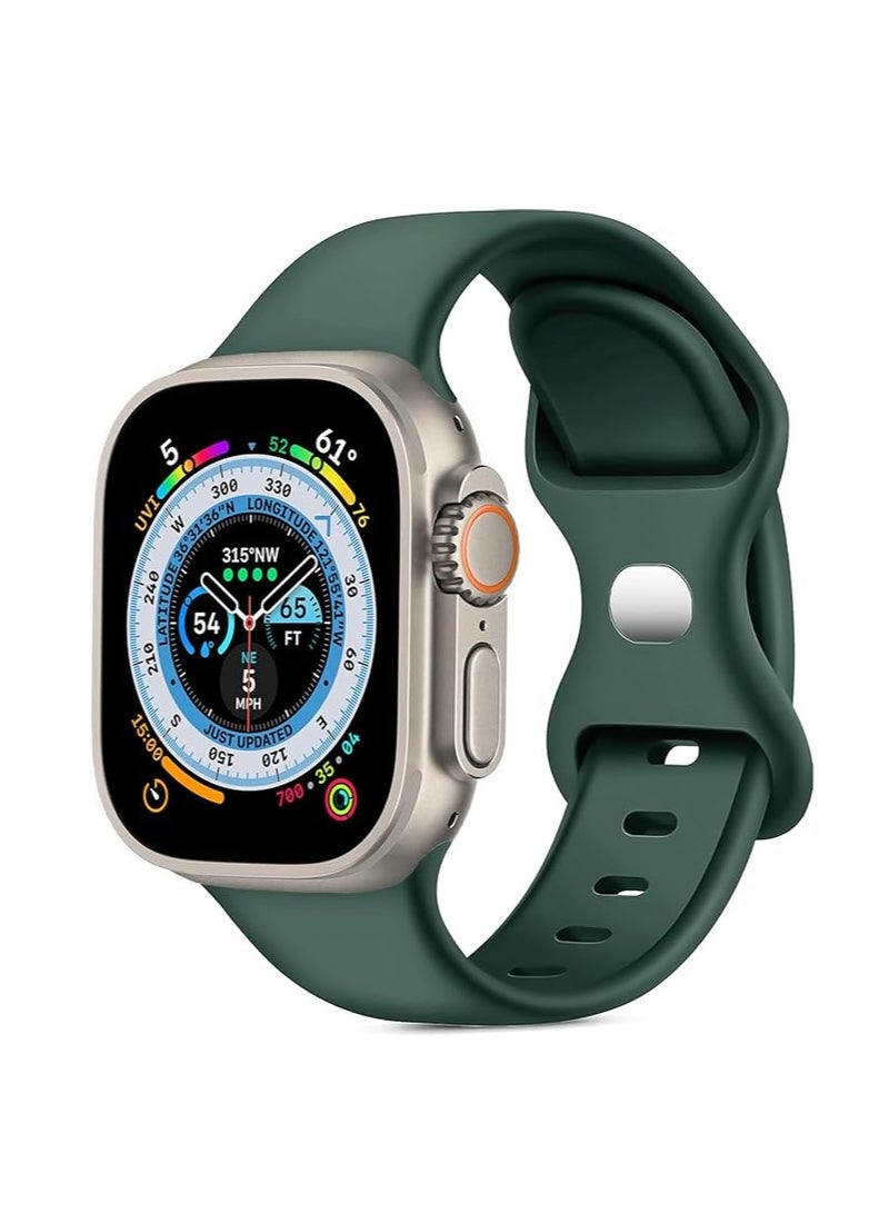 and with Case For Apple Watch 46mm,Adjustable Silicone Sport Wristband Replacement, Strap With Cover Built-in Glass Screen Protector for iWatch S10. - Image 3