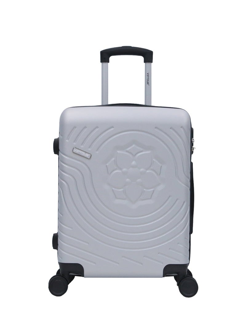 فيبتور حقيبة سفر بأربع عجلات دوارة وجوانب صلبة مع قفل أرقام - Image 1