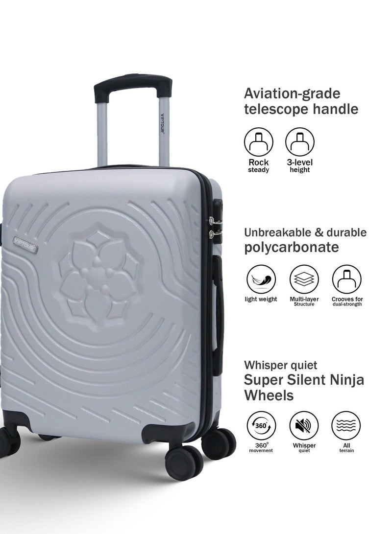 فيبتور حقيبة سفر بأربع عجلات دوارة وجوانب صلبة مع قفل أرقام - Image 2