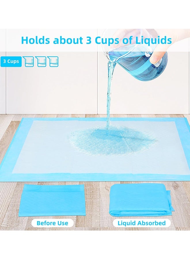 100 Count Dog & Cat Puppy Pee Pads, Absorbent Training Pads | Leakproof Quick-Dry Disposable Pet Pads for Puppies, Dogs & Cats | Indoor, Outdoor, Litter Box, Housebreaking Use (33X45cm) - Image 4