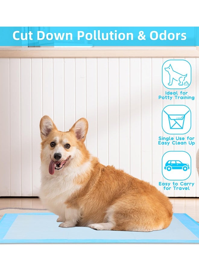 100 Count Dog & Cat Puppy Pee Pads, Absorbent Training Pads | Leakproof Quick-Dry Disposable Pet Pads for Puppies, Dogs & Cats | Indoor, Outdoor, Litter Box, Housebreaking Use (33X45cm) - Image 3