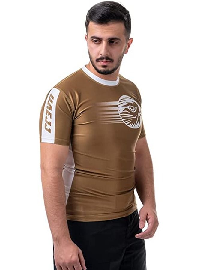 UAEJJ Jiu Jitsu Short Sleeve Rash Guard For Men - Image 2