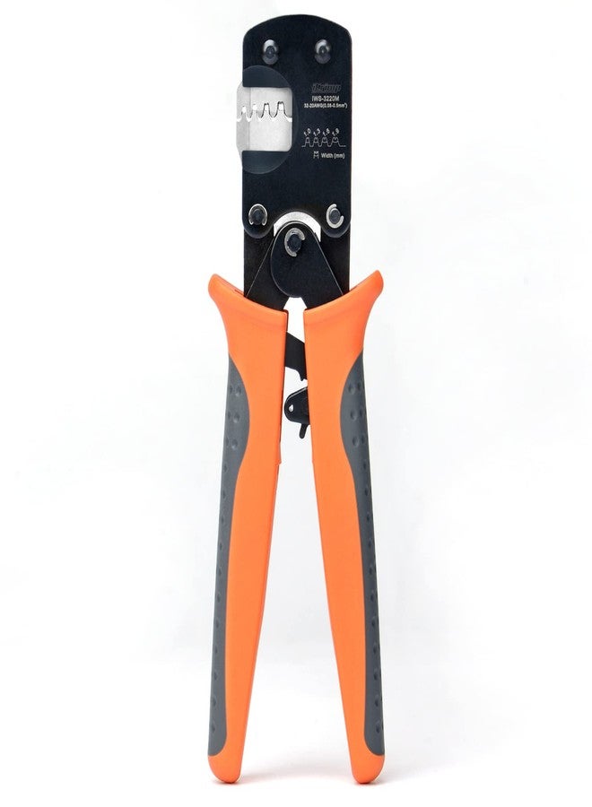 IWISS iCrimp IWS-3220M Micro Connector Pin Crimping Tool 0.03-0.52mm² 32-20AWG Ratcheting Crimper for D-Sub,Open Barrel suits Molex,JST,JAE - Image 1