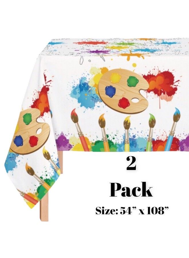 Oojami Serves 24 Art Birthday Party Supplies Includes Plates Napkins Table Covers Ideal For Art Party Birthday Theme Party Decor - Image 4