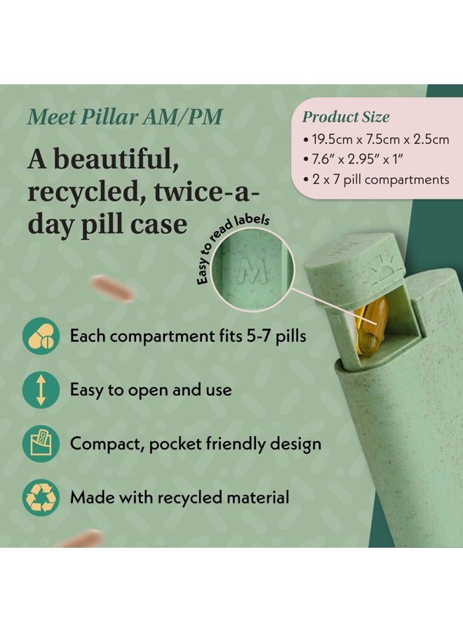 SEQUENCE Pillar - Day & Night - Twice a Day, 7 Day Pill Organiser (Off White) - Image 3