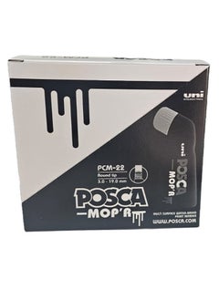POSCA Posca MOP’R PCM-22 Multi Surface Permanent Paint Marker, XXL Round Tip 3-19 mm, Box of 4 Black  - Image 3