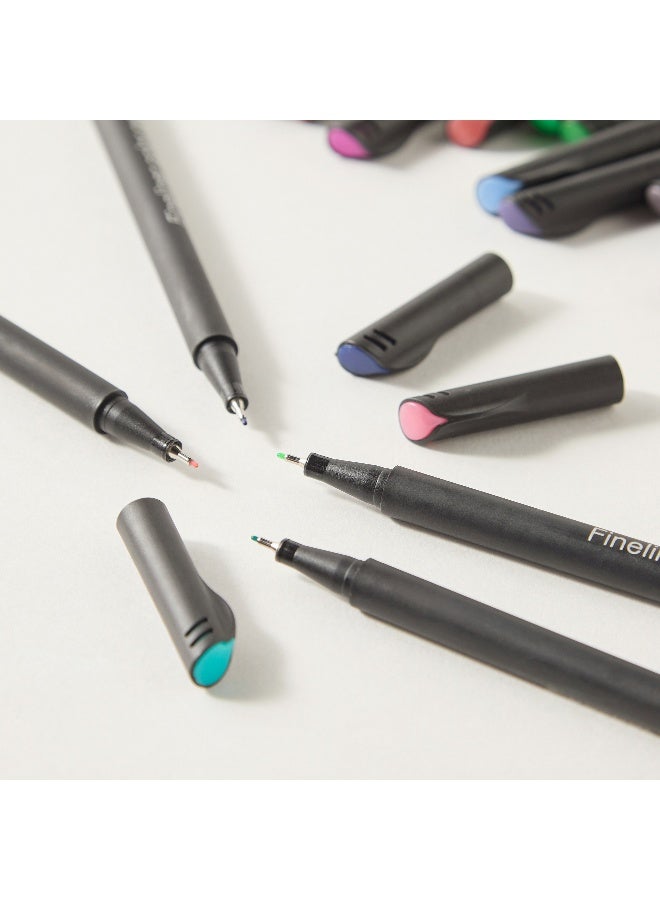 LIFESTYLE 100-Piece Colour Fineliner Set for Kids - Image 3