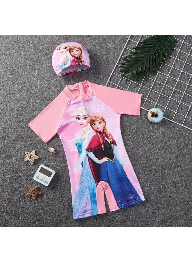 Generic Children's Swimsuit One-piece Polyester Boy Cartoon Suit Swimming Summer Boy-Color:143-Size:M 90-100CM  - Image 2
