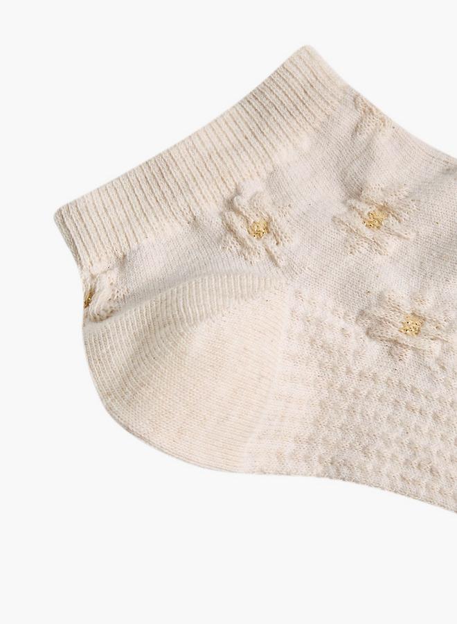 Celeste Pack of 5 Ankle Length Cotton Socks - Image 5