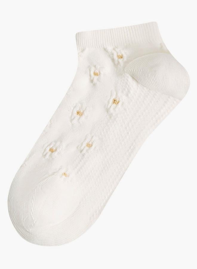 Celeste Pack of 5 Ankle Length Cotton Socks - Image 2