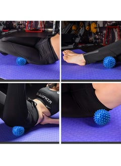 Oasisgalore Spiky Massage Ball Roller for Deep Tissue, Plantar Fasciitis, and Stress Relief (Blue)  - Image 5