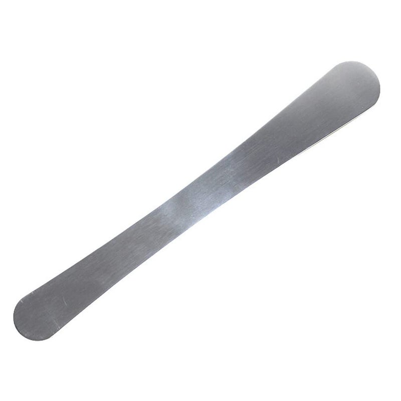 lasenersm ملعقة كريمة كعكة مستقيمة من قطعة واحدة من الفولاذ المقاوم للصدأ 8.2 بوصة فضية - Image 1