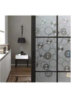 KASTWAVE Privacy Window Film Blackout Self Adhensive Glass tatic Cling Sticker for Office Day Sleep Bathroom Living Room and Kitchen Anti UV 17.7 x 78.7 Inch  - Image 2