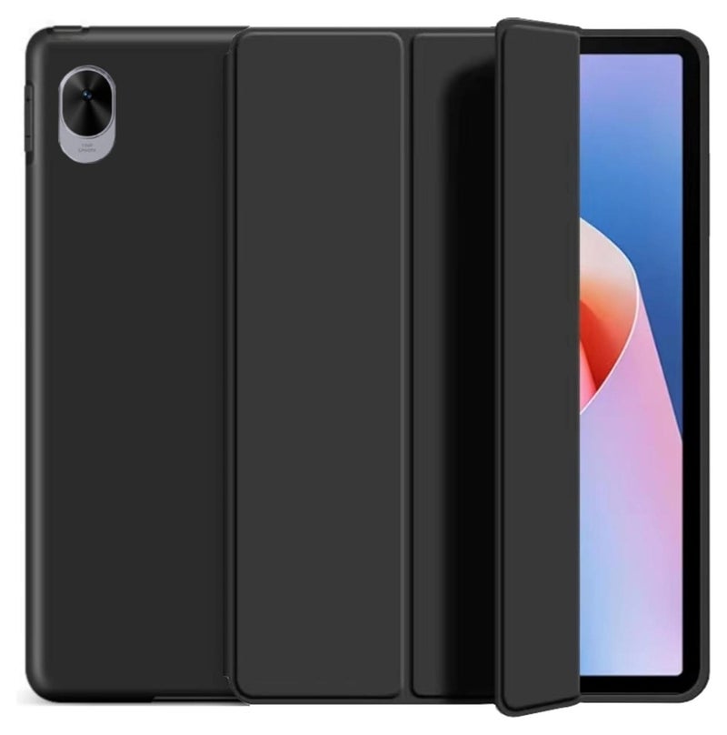 GUDOO Tablet Cover Case Compatible with Huawei Matepad 11.5s 2024 Released, Tri-Fold Slim Case Shockproof Honeycomb TPU Case with Durable Stand Auto Wake/Sleep Cover for Huawei Matepad 11.5s Black - Image 1