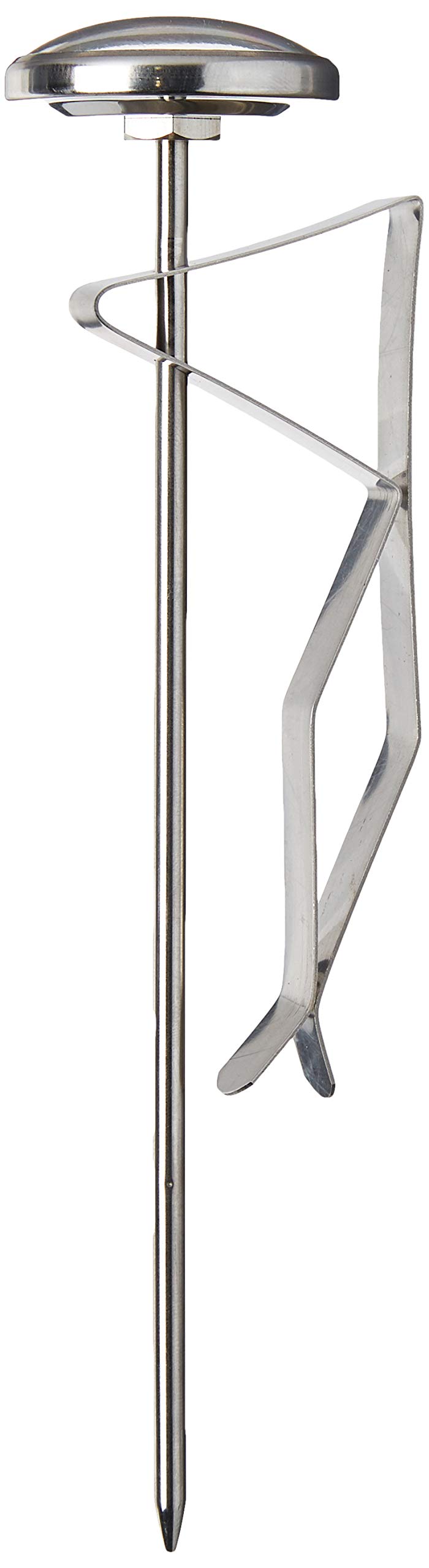 CDN ProAccurate® Instant Read Beverage Frothing Thermometer with Clip for Precise Temperature Measurement, 6.5" Stainless Steel Stem, Easy to Read Display, Black Case (IRB220-F-6.5) - Image 2