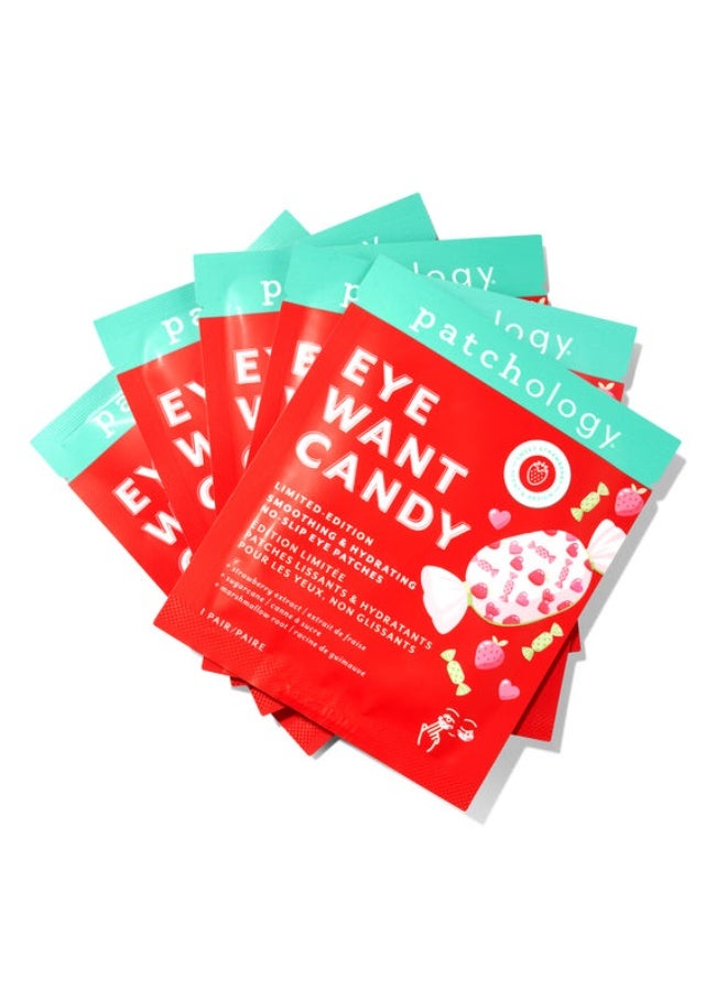 باتشولوجي (Patchology) لاصقات العين "آي وونت كاندي" (Eye Want Candy) - تنعيم وترطيب وثبات عالٍ - عبوة من 5 قطع - Image 3