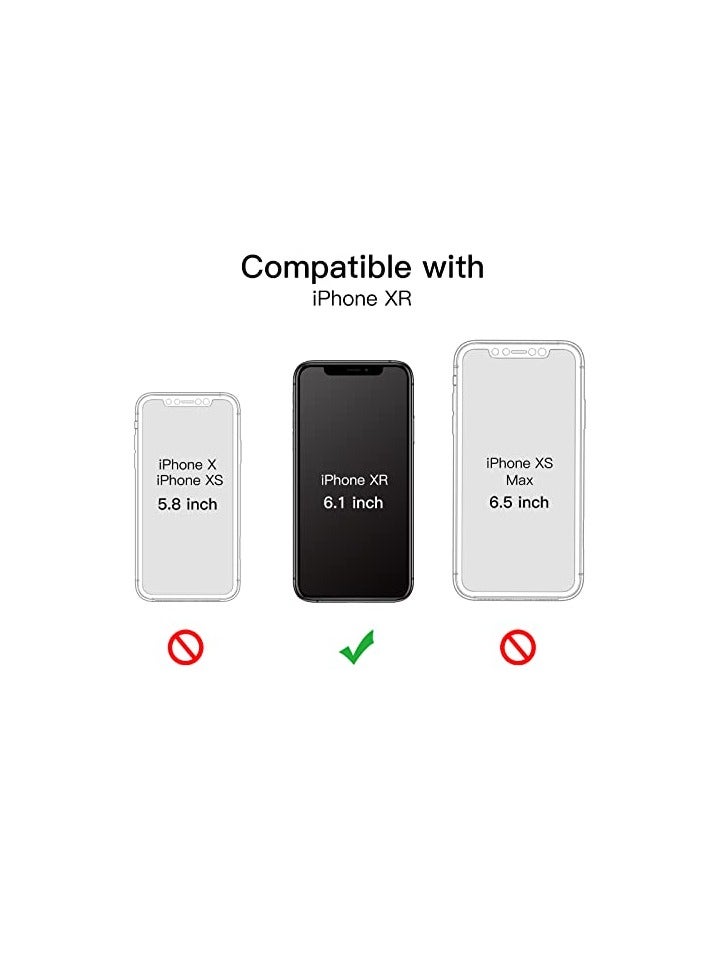 JETech Glitter Case for iPhone XR, 6.1-Inch, Bling Sparkle Shockproof Phone Bumper Cover, Cute Sparkly for Women and Girls (Clear) - Image 2