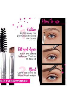 Eyebrow Brush Duo by Keshima - Premium Quality Angled Eye Brow Brush and Eyebrow Spoolie - pzsku/Z03C0C15C336EA8635B82Z/45/_/1735825697/605d75f6-afa3-4655-ad3c-3525a0e95468