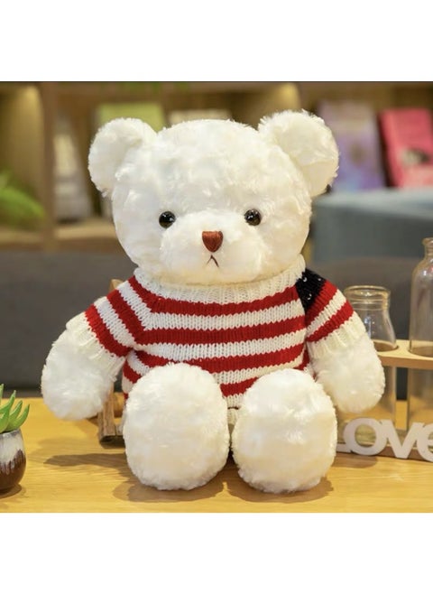Claw Machine Dolls Toy/plushie For Kids Adults - Fun Arcade Game Play - Soft Stuffed Animal Toy Various Colors Available-Specifications:White Flag Sweater Bear-Color:1.2 M