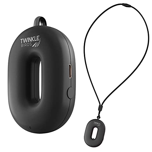 TWINKLE BIRDS Wearable Air Purifier Necklace - Portable Personal Ionizer - Rechargeable Travel-Size Air Cleaner - Removes Dust Allergen Odor Viruses Bacteria - Use in Office Airplane Train Bus - For Kids and Family - Image 1