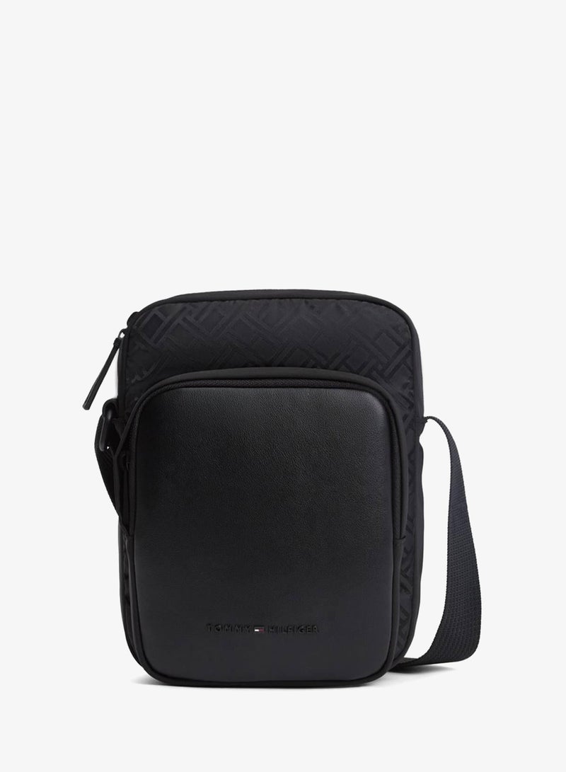 TOMMY HILFIGER Flag Jacquard Crossbody Reporter Bag - Image 1