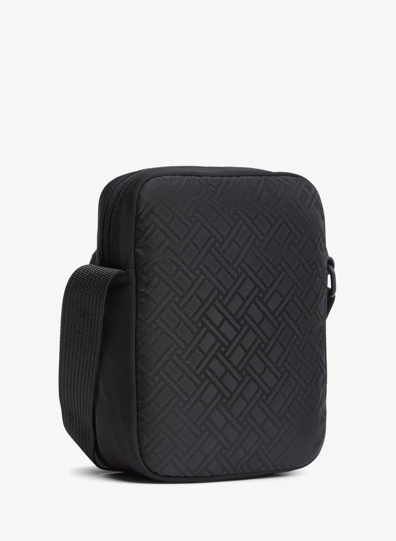 TOMMY HILFIGER Flag Jacquard Crossbody Reporter Bag - Image 4
