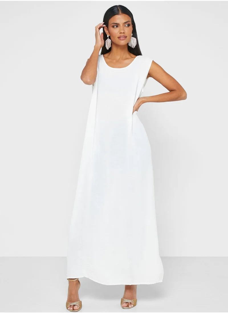 hayas closet Embellished Cape Sleeve Abaya