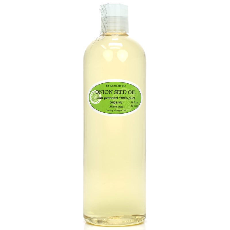 Dr Adorable  16 oz  Onion Seed Oil  100 Pure Natural Premium Organic Cold Pressed